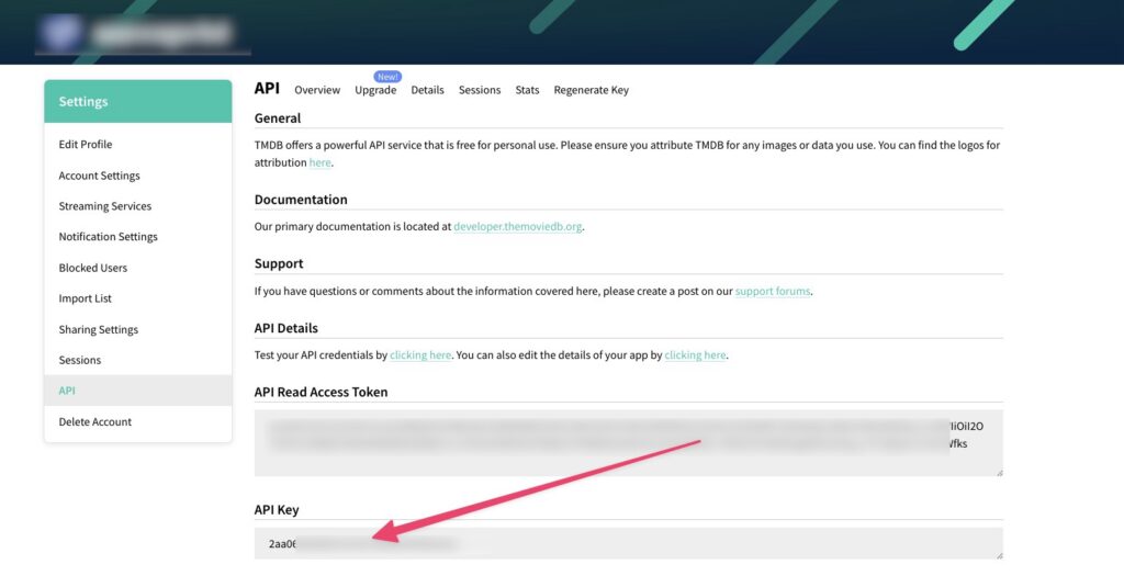 Tmdb api for movie engine